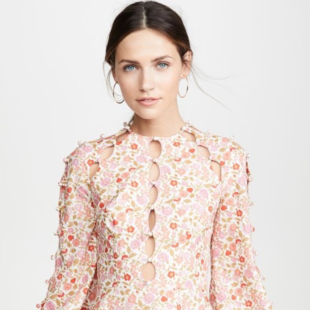 Zimmermann Goldie Scallop Dress Size 0